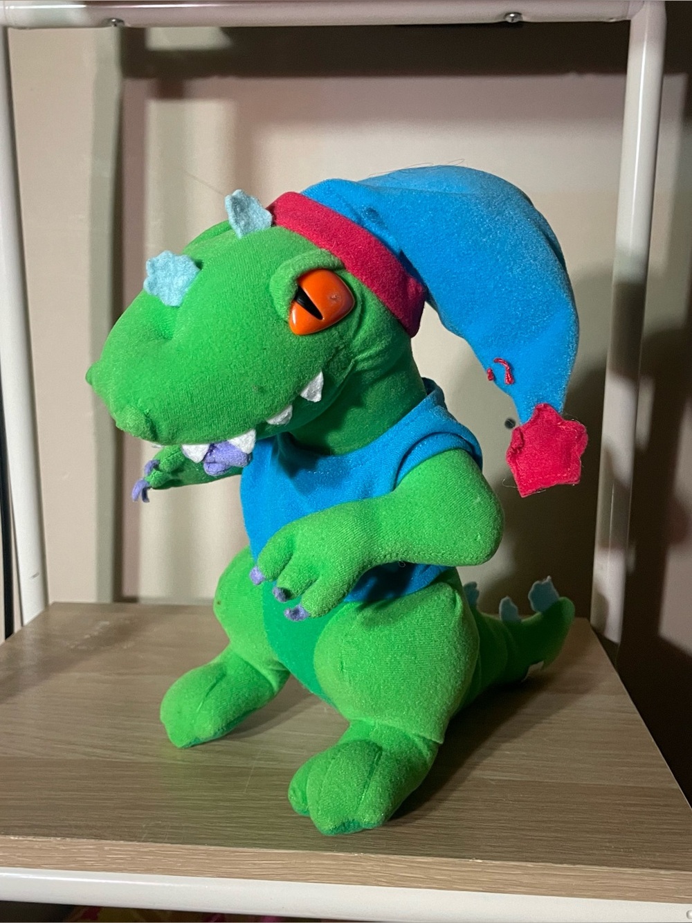 Rugrats Reptar Nighttime Bedtime Sleeping Hat Cap Plush Stuffed Toy Viacom 1997